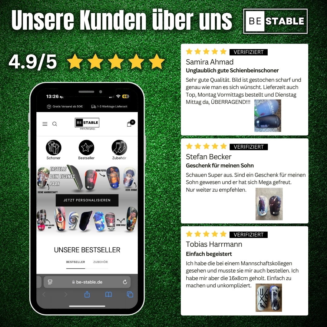 Mini-Schienbeinschoner personalisiert