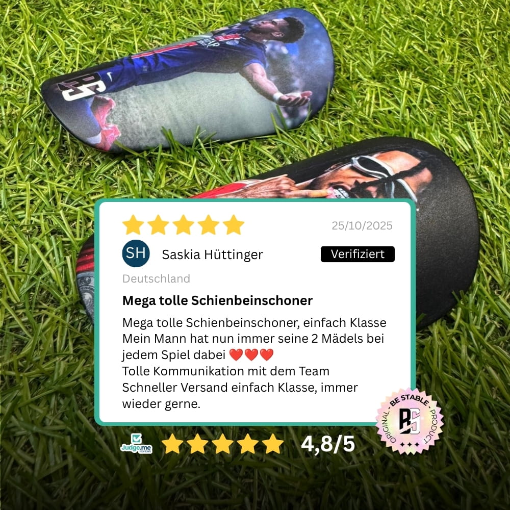 Mini-Schienbeinschoner personalisiert